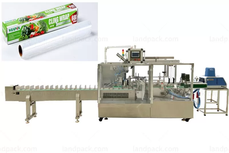 High Speed Cling Film/ Cellophane Cartoning Machine.