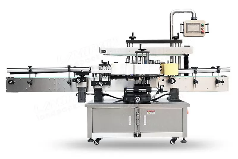 Automatic Double Side Labeling Machine For Round/ Square/ Oval/ Flat/ Taper Bottles Etc.