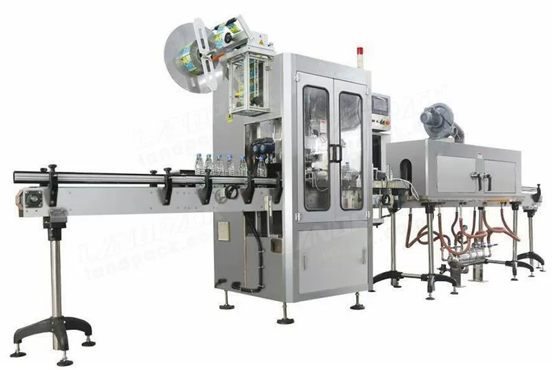 Automatic Shrink Sleeve Labeling Packaging Machine for Bottle Cap or Body Shrink Wrapping Labeling