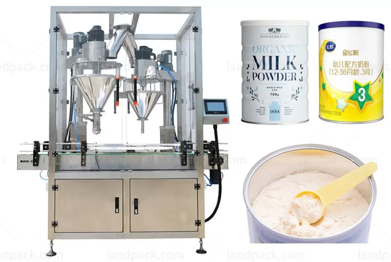 Automatic Powder Filling Machine Suitable For Cans Bottles And Tins