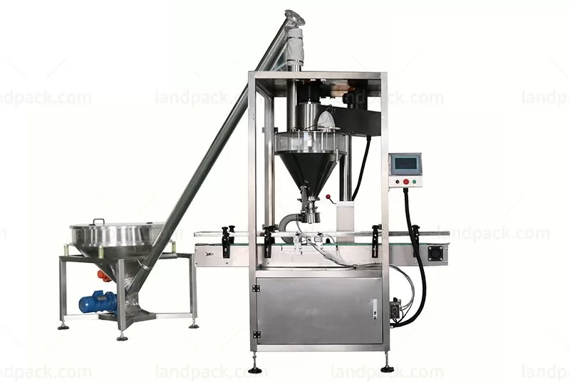 Multi-Function Auger Type Powder Bottle Filling Machine