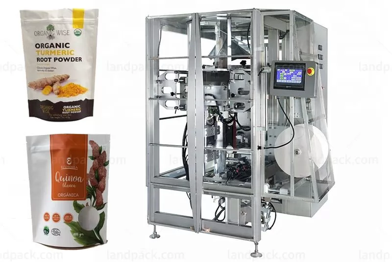 Automatic Granule Doypack Zipper Bags VFFS Packing Machine