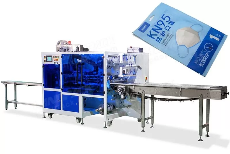 High Speed Double-Channel Four-Side Sealing Mask Packaging Machine