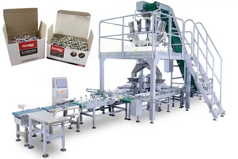 Automatic Cartonning Packing System To Pack Hardware/ Fastener
