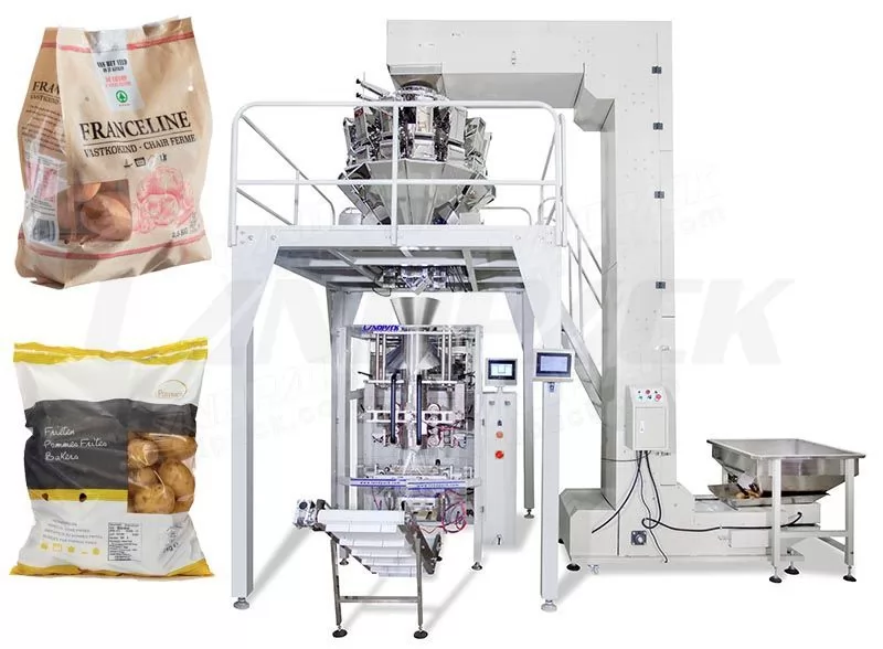 Full Automatic Potato Multihead Weigher Packing Machine LD-420A