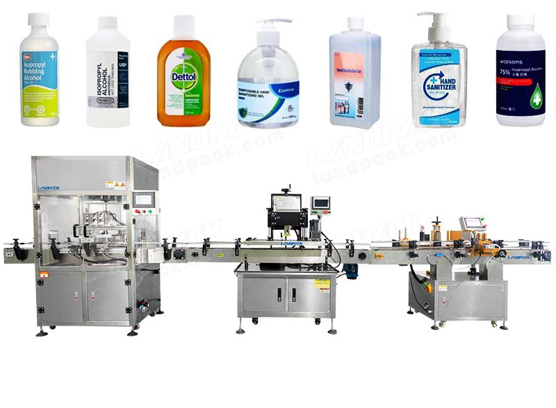 Liquid Bottle Filling Capping  and Automatic Labeling Machine LDFA - 04
