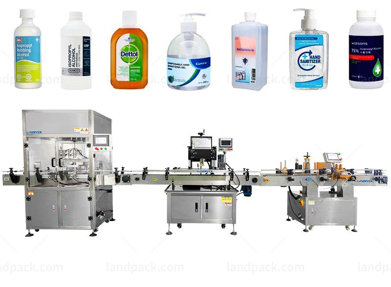 Liquid Bottle Filling Capping  and Automatic Labeling Machine LDFA - 04