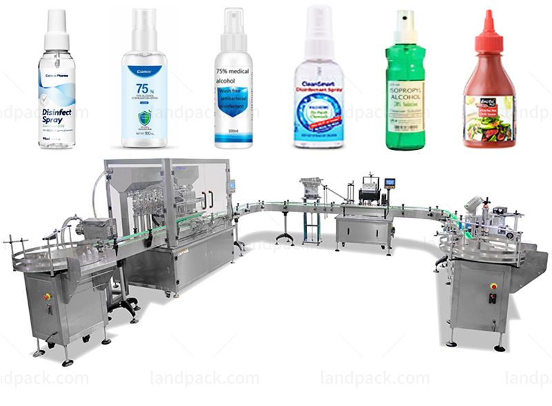 Bottle Filling Capping AndFull Automatic Labeling Machine LD - FL10