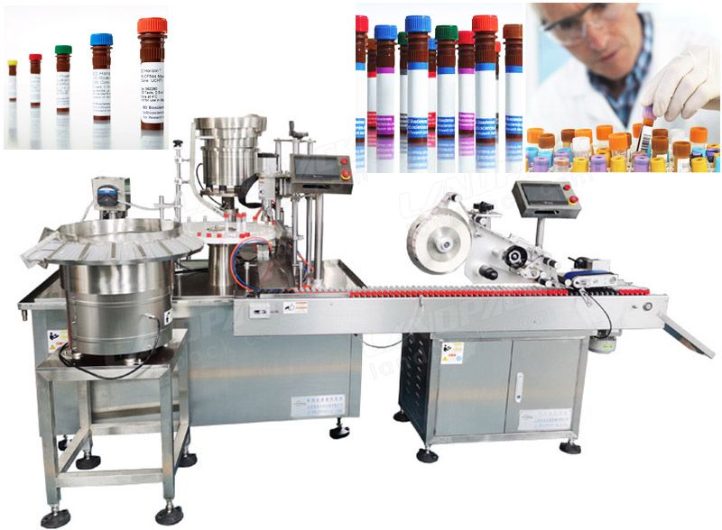 Automatic IVD Reagents Liquid Filling And Capping Machine LD - LHT002