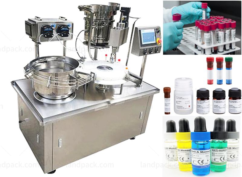 Full Automatic Nucleic Acid Detection Reagent Tube Quantitative Filling Capping Machine LD - LWT003