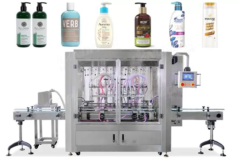 Automatic Liquid/ Shampoo Bottle Filling Machine For 500ml, 1L, 2L, 4L, 5L volumes