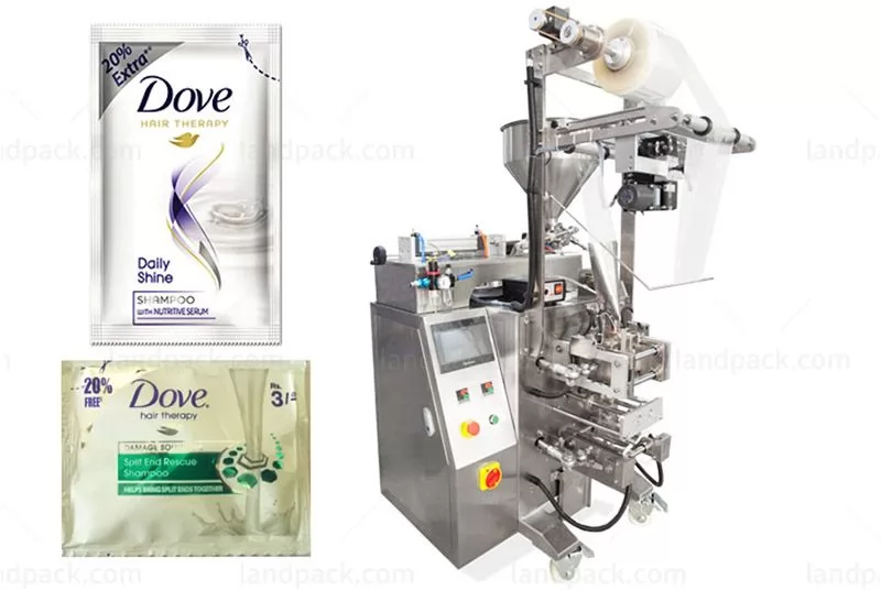 Automatic 4 Sides Seal Shampoo Sachet Packaging Machine