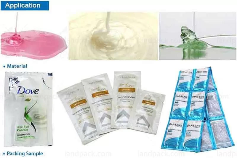 shampoo sachet filling machine