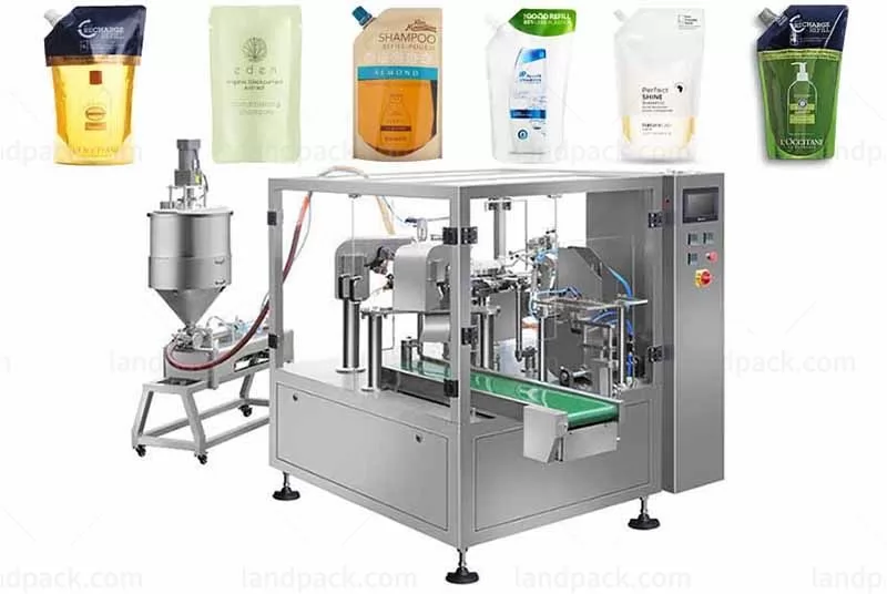 Automatic Liquid Premade Pouch Rotary Filling Machine