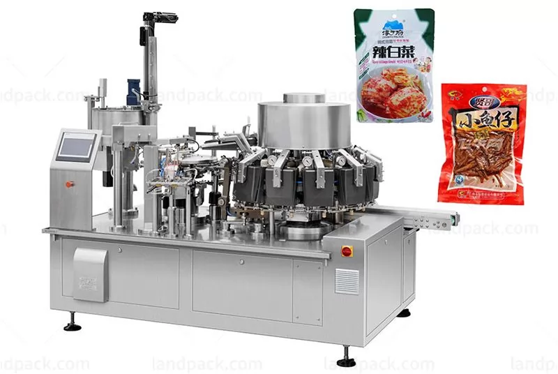 Multifunction Snack Foods Vacuum Rotary Packing Machine