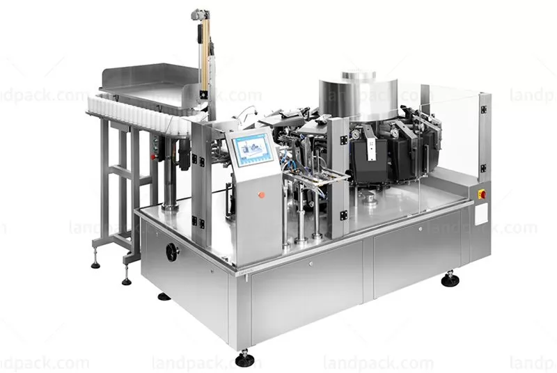 High Efficiency Vacuum Food Premade Pouch Packing Machine