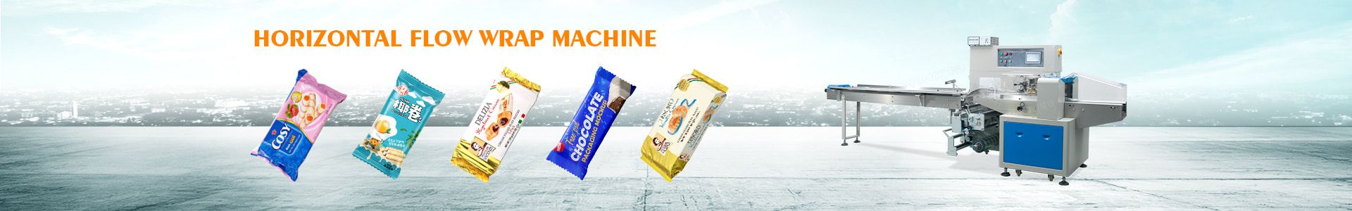 Horizontal Flow Wrap Pillow Machine