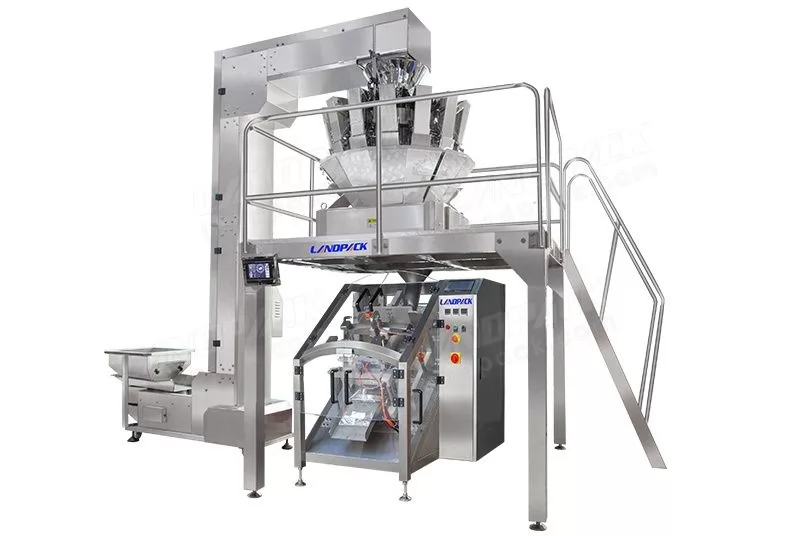 Inclined Type Vertical Form Fill Seal Machine For Heavier Product Packing