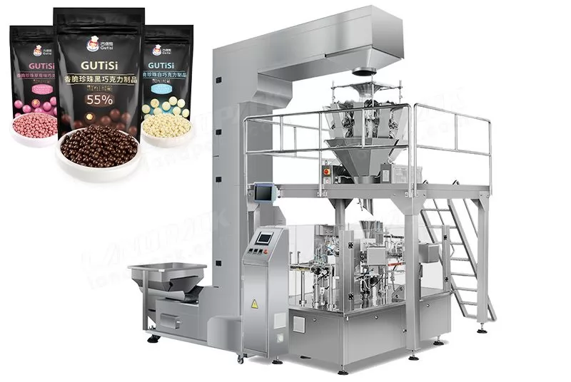 Automatic Chocolate Beans Doypack Packaging Machine
