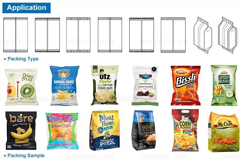 nitrogen packing machine for snacks