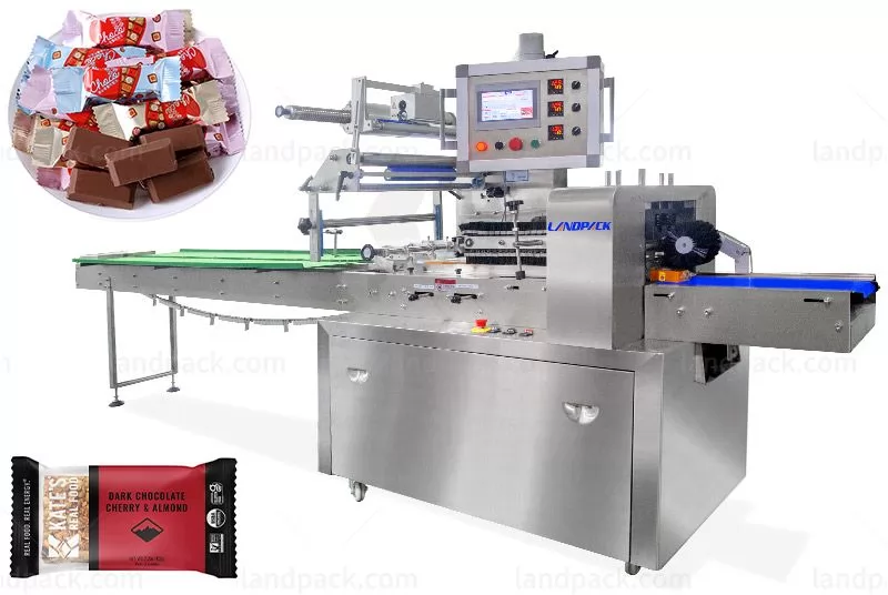 Automatic Candy Bar Packaging Machine All 314 Stainless Steel