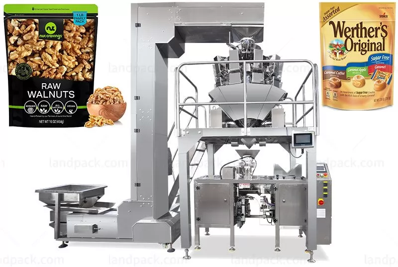 Mini Doypack Machine For Candy, Premade Pouch Packing Machine