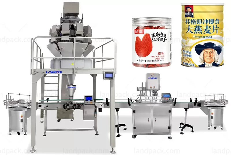 Automatic Candy Bottles Weighing and Filling Machine