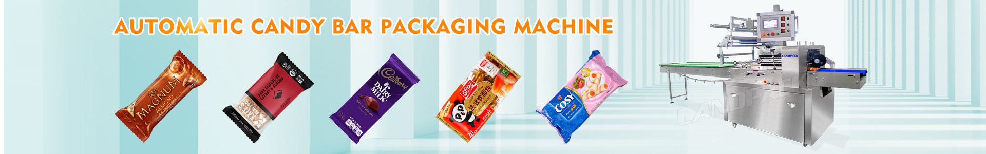 candy bar wrapping machine