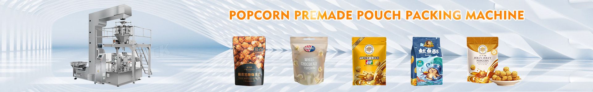 popcorn pouch packing machine