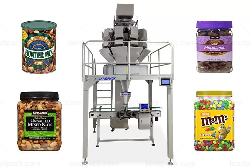 Automatic Snack Food Jar/ Bottles Filling Machine LF-ZP-008