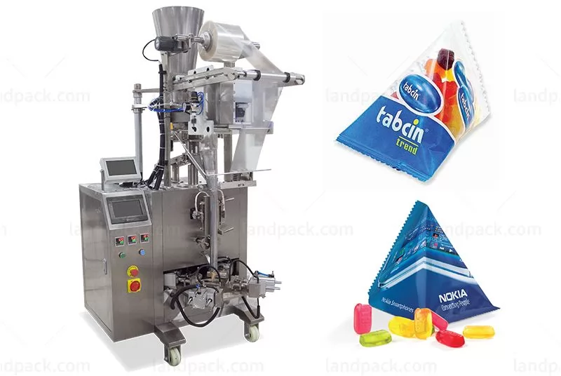 Automatic Triangle Bag/ Pyramid Bag Packing Machine For Grain Beans Snacks Etc