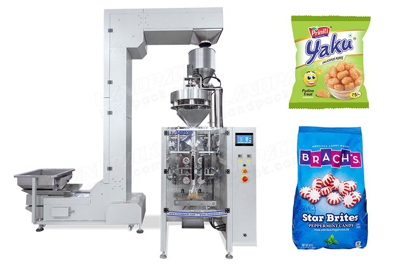 Automatic Grain Pouch Packing Machine With Volumetric Cup