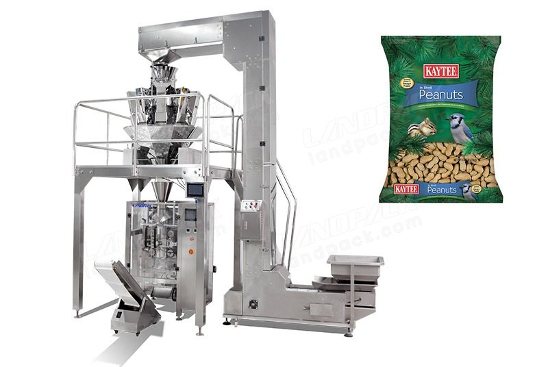 Multihead Weigher Packing Machine For Grain Strip And Flake Solid Materials