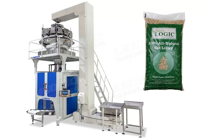 5-15kg Grain Big Pouch Multihead Weigher Packing Machine