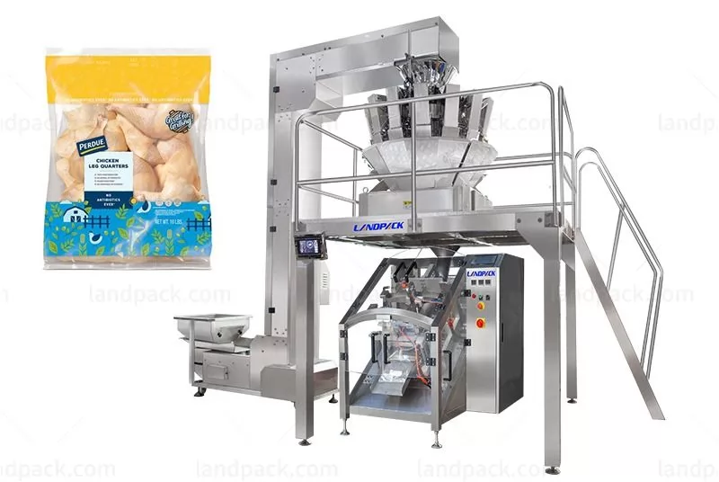 Inclined Type Vertical Form Fill Seal Machine For Heavier Product