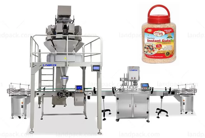 Automatic Nuts Tins Weighing And Filling Machine