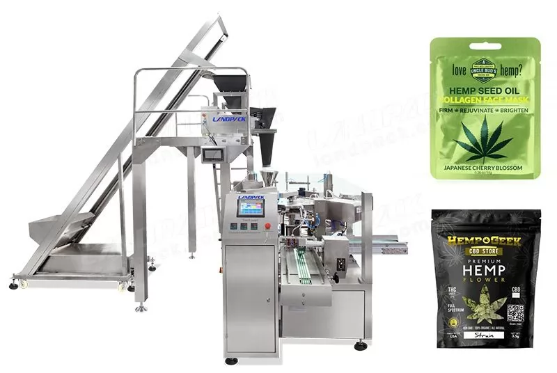 Automatic Zipper Pouch Packing Machine For Cannabis Flower
