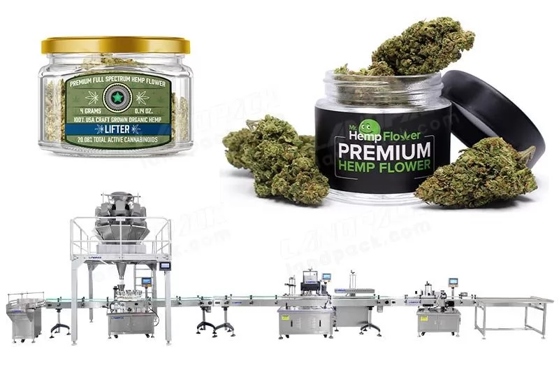 cannabis flower packaging machine