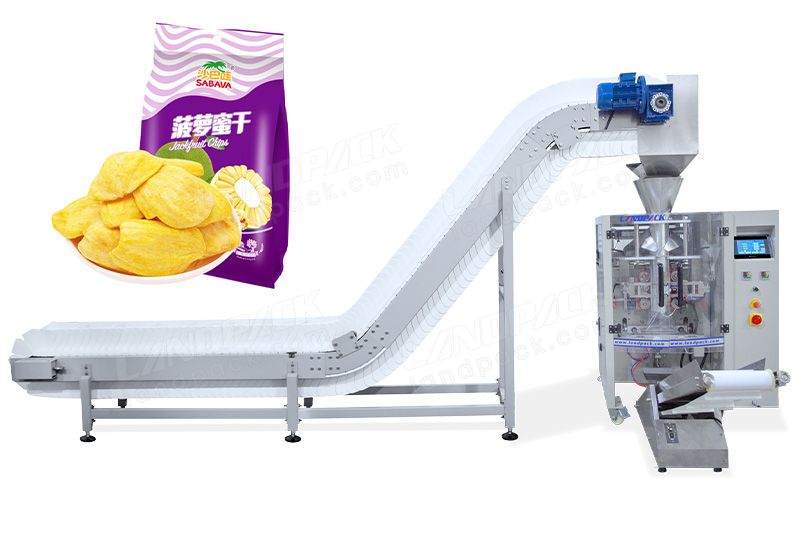 Automatic Dry Fruit Packing Machine With Hand Counting Bucket Chain