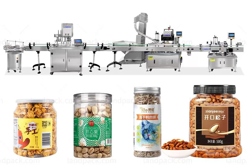 Automatic Dried Fruits Bottles Filling Machine LF-SC-FX