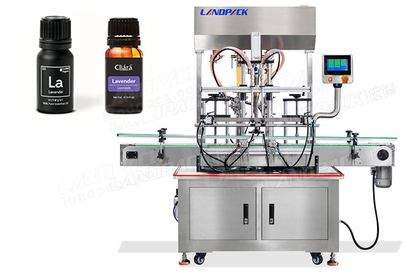 Automatic essential oil  bottle filling capping machine