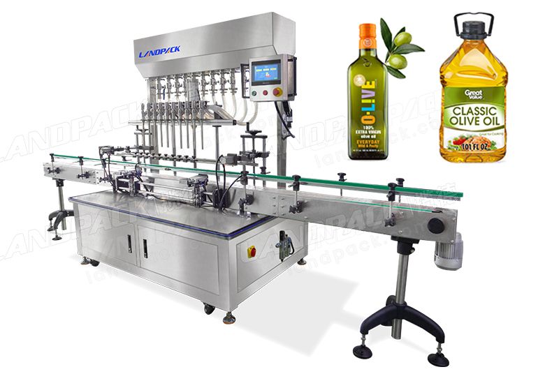 Automatic olive sunflower oil  bottled filling machine