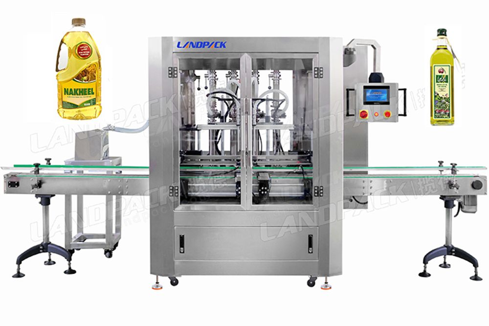 Automatic Oil Bottle Filling Machine and capping machine