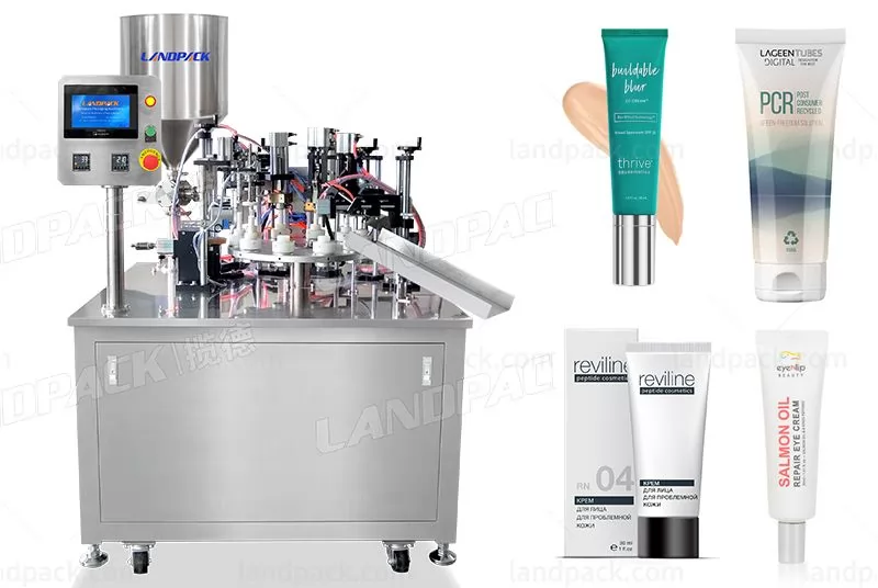 Semiauto Cosmetic Tube Filling Sealing Machine