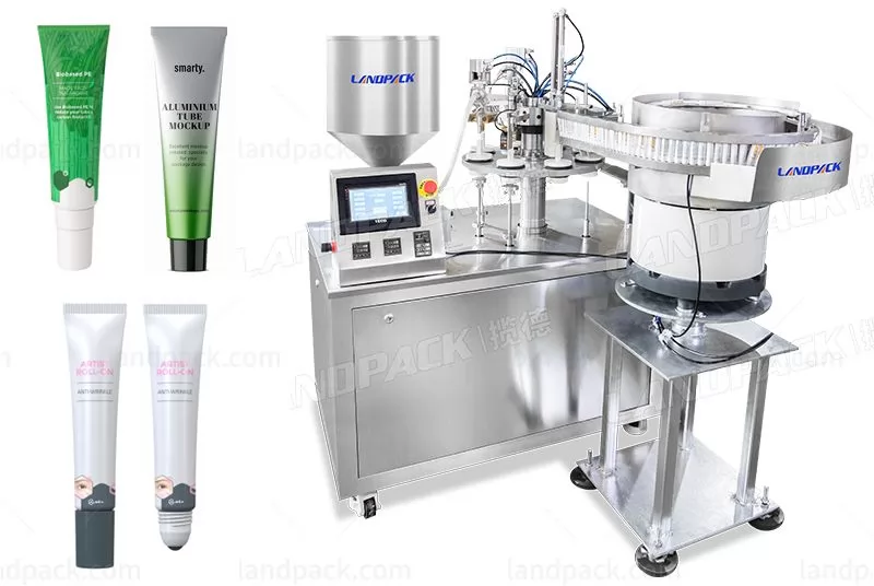 full automatic plastic tube filling and sealing machine