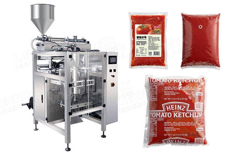 200ml-1800ml Vertical Liquid Sauce Packing Machine