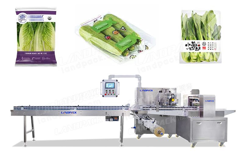 Fresh Vegetables and Fruits Pillow Flow Packaging Machine