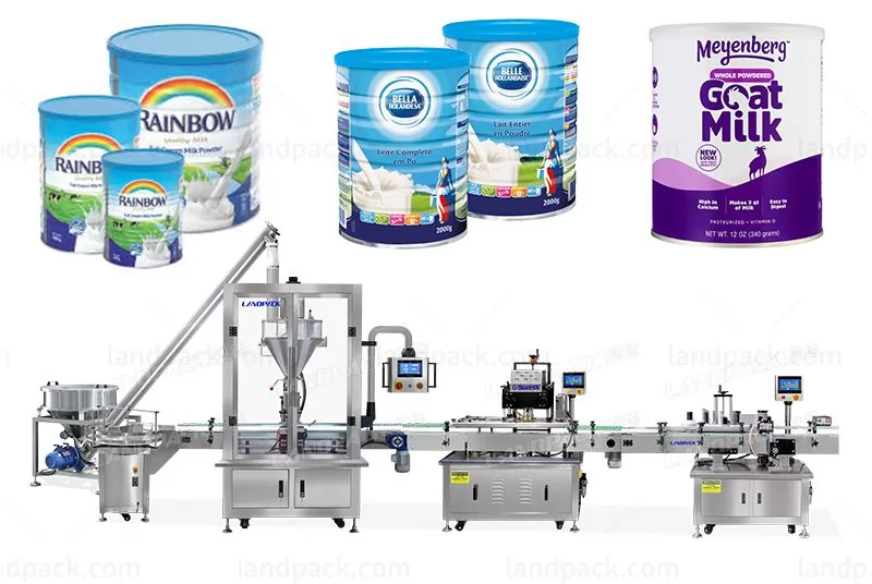 Automaic Milk Powder Bottle Weighing Filling Machine