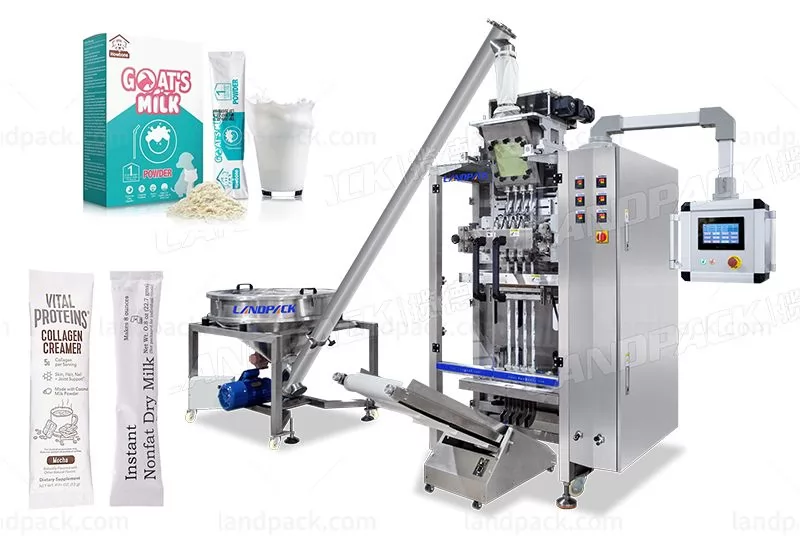 Automatic 4 Line Milk Powder Stick Bag Packing Machine