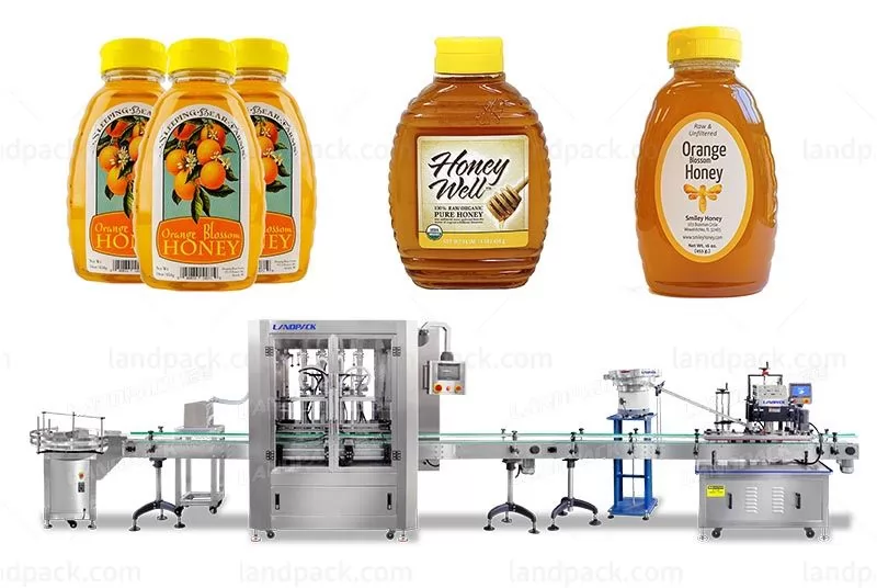 Full Automatic Honey Jar Bottle Filling Machine